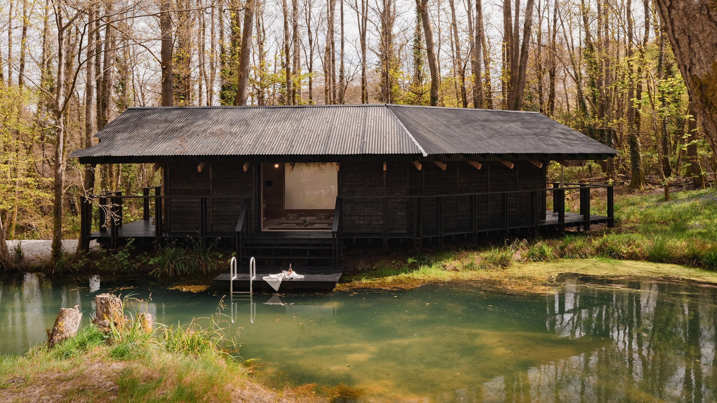 The Architects Who Built Their Own Retreat by Hand